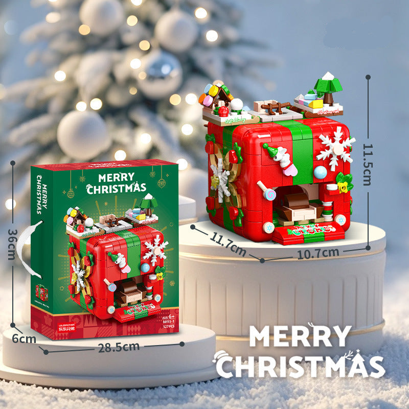 Christmas Gift Puzzle Box Model Building Bricks