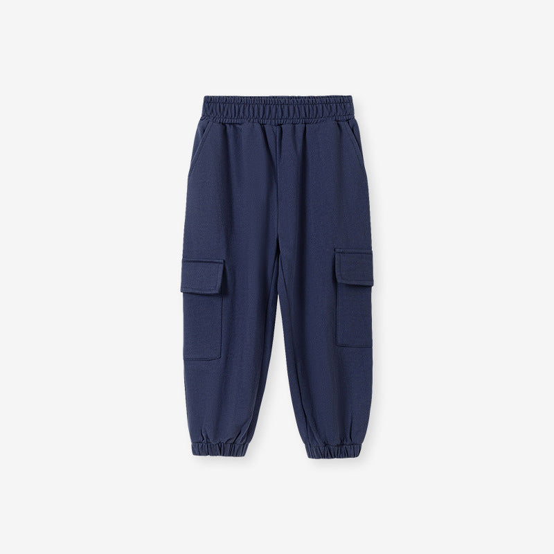 Boys Fall Cartoon Sweatshirt and Pants Outfit Set