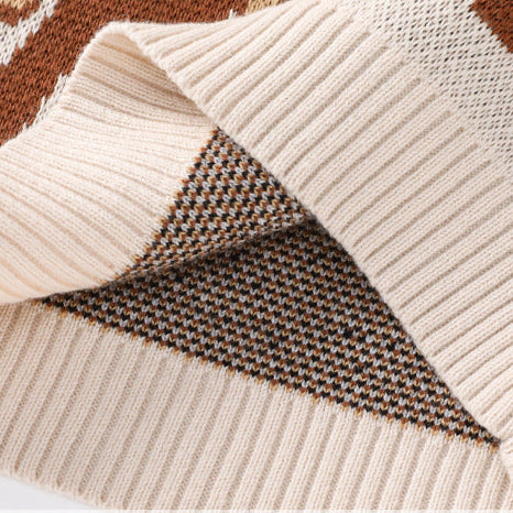 Baby Toddler Cartoon Knit Casual Vest