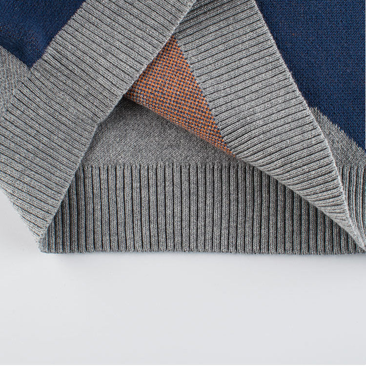 Suéter de punto de moda con diseño de dinosaurio de dibujos animados para niños