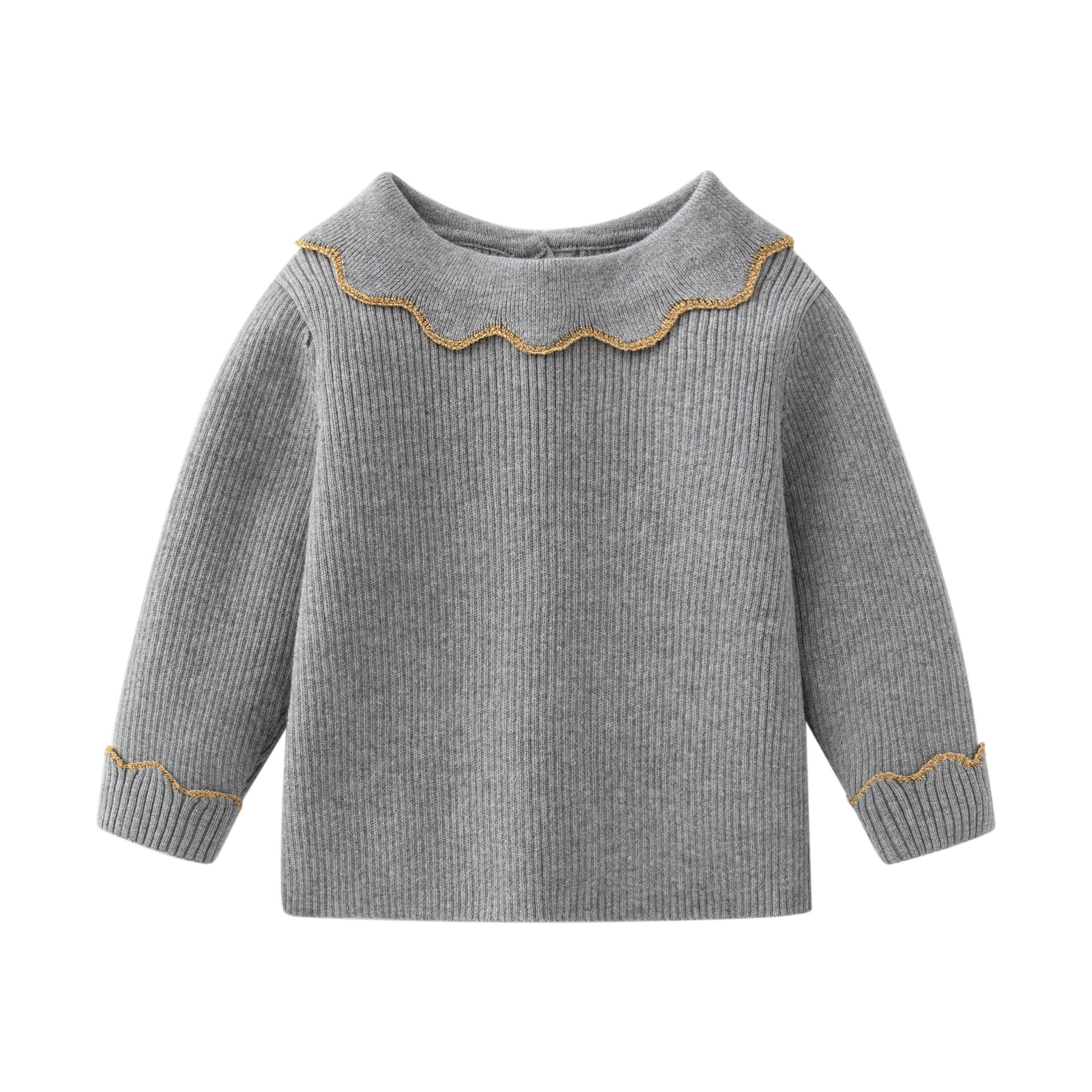 Baby Girls Elegant Versatile Knit Sweater