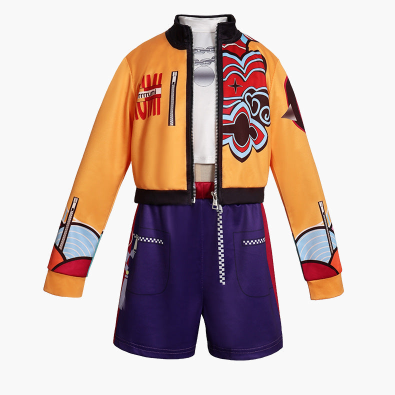 Halloween Girls Cosplay Demon Hunter Rumi Costume Set