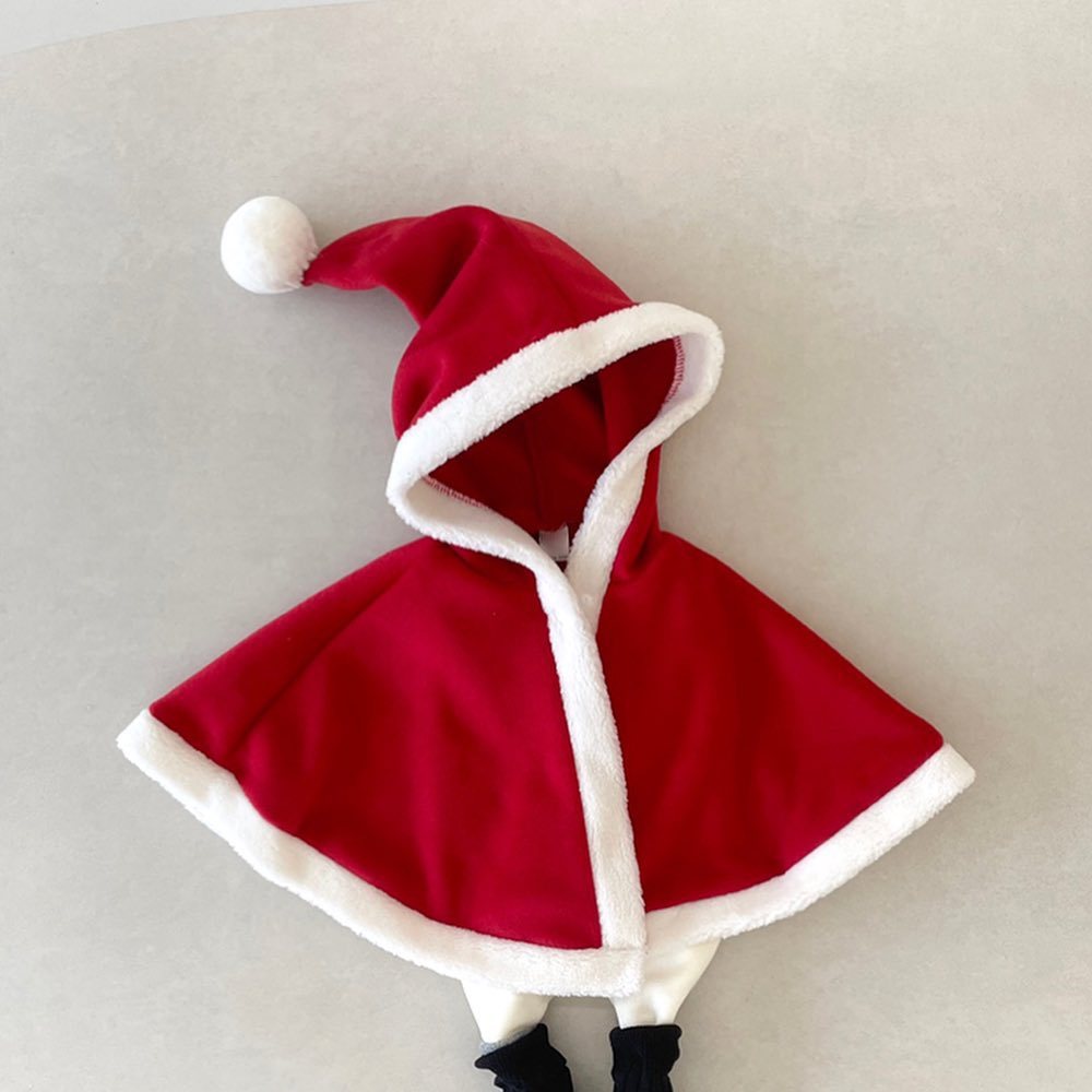 Baby Warm Christmas Cloak with Fleece Lining