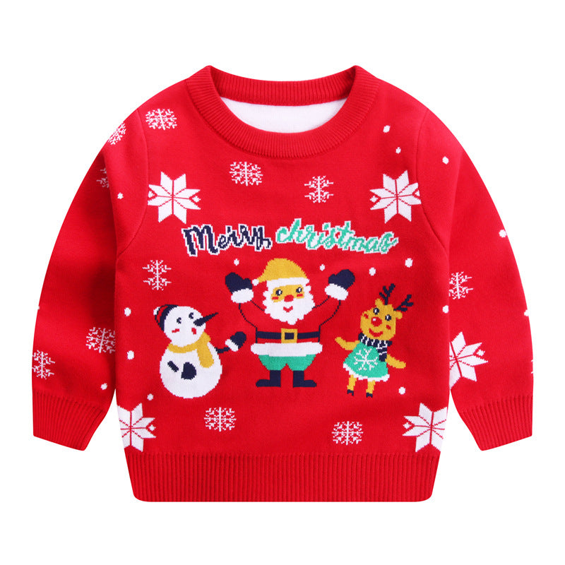 Children's Fashion Cute Long Sleeve Knit Sweater