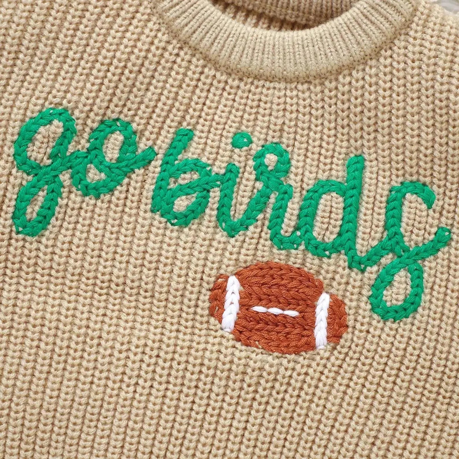 Suéter cálido de fútbol lindo para bebé niño pequeño