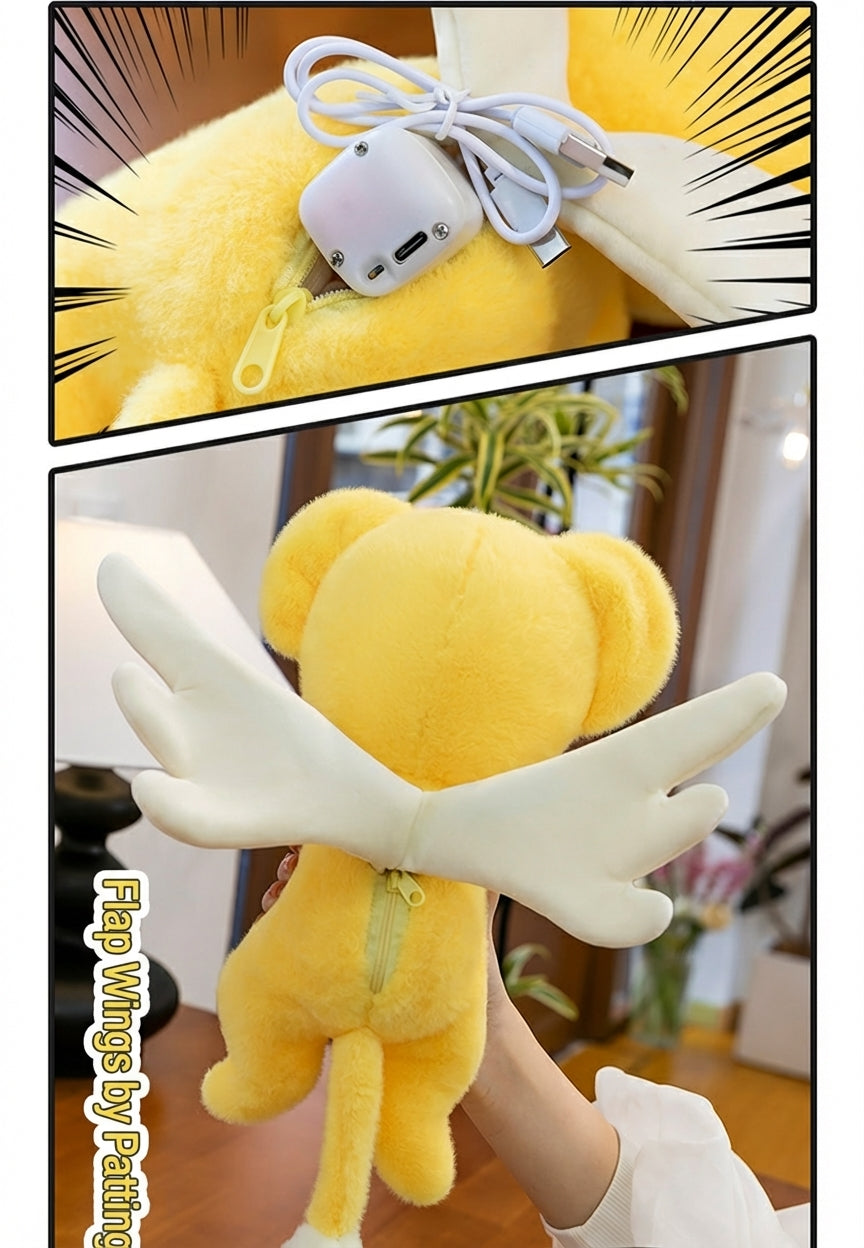 Cute Flying Plush Toy with Motor for Kids