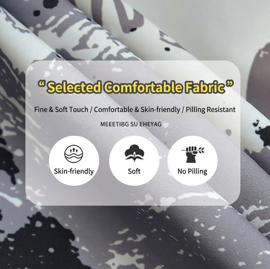 Boys’ Graphic Mountain Print Hooded Jacket