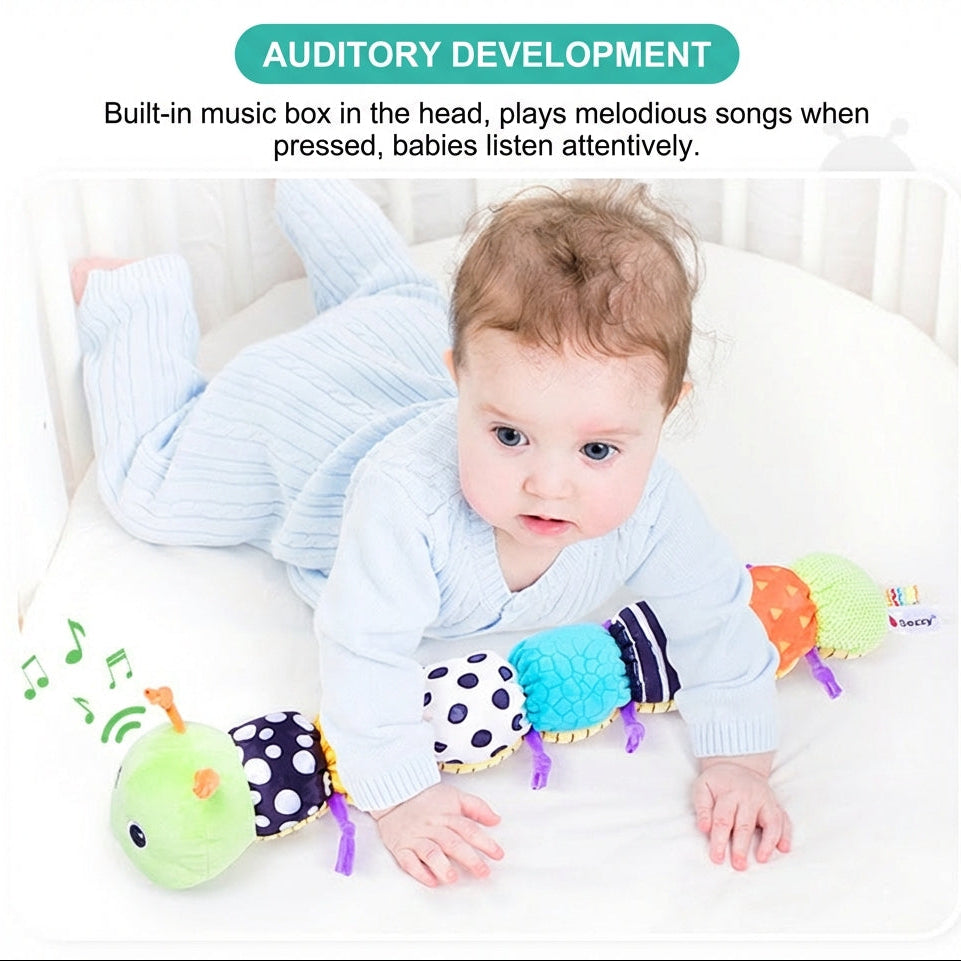 Baby Soft Plush Caterpillar Sensory Comfort Toy
