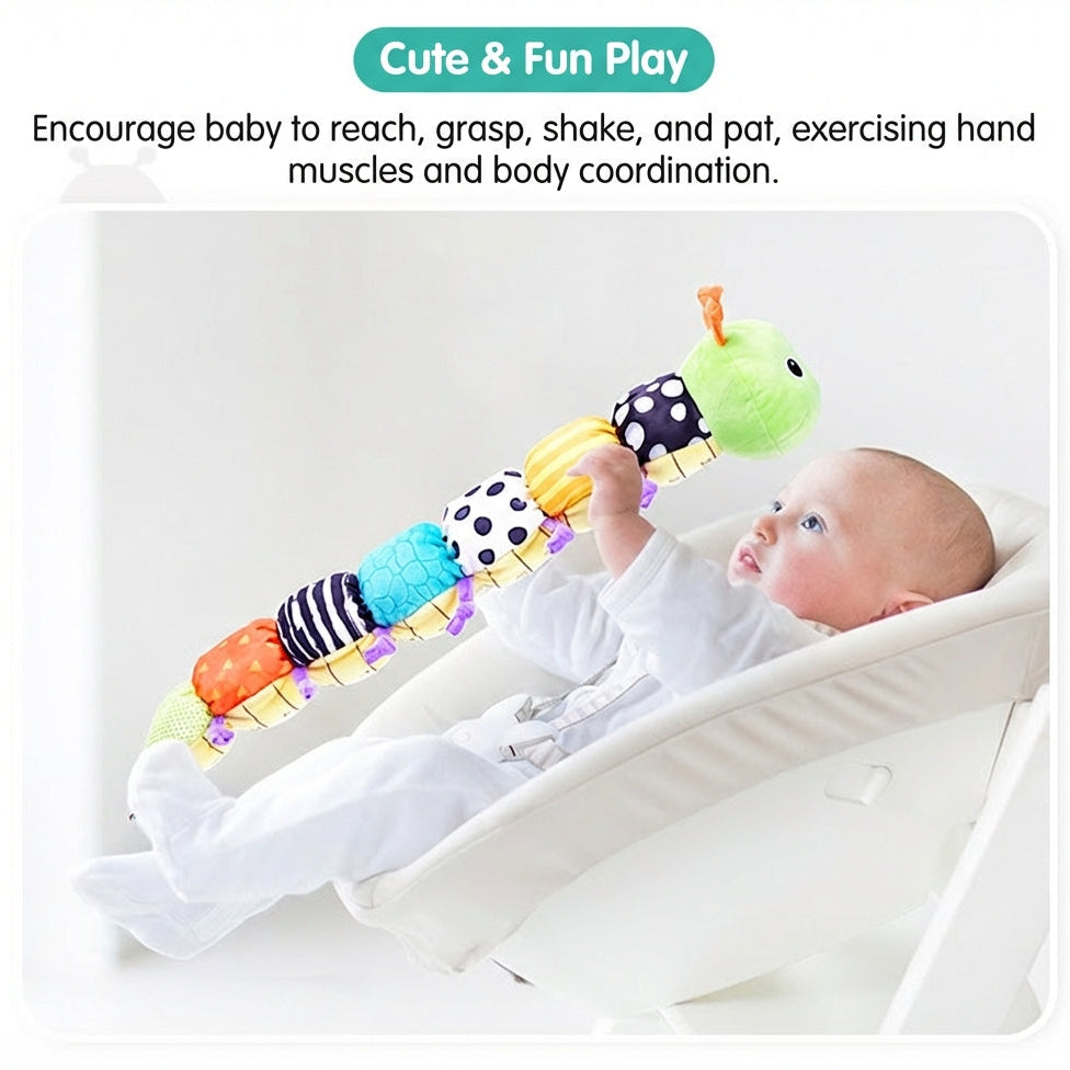 Baby Soft Plush Caterpillar Sensory Comfort Toy