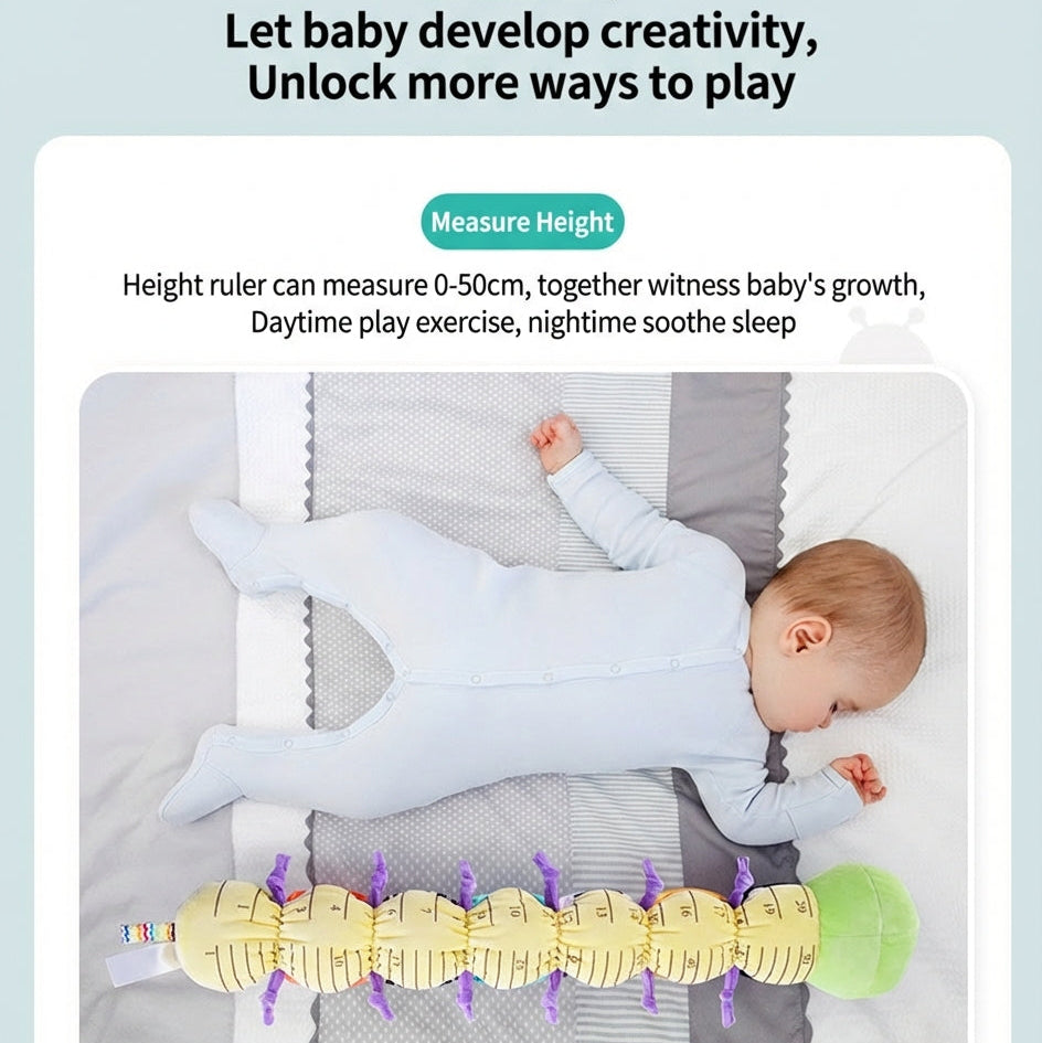 Baby Soft Plush Caterpillar Sensory Comfort Toy
