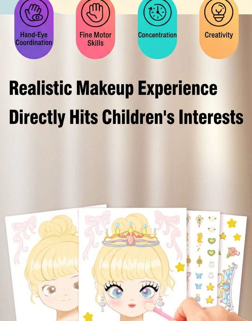 Princess Diamond Sticker DIY Quiet Book for Kids – Fun & Calm Activity