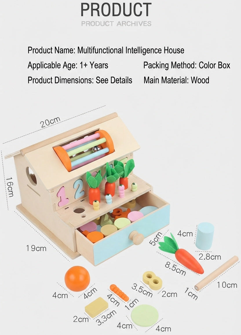 Wooden Montessori Early Education Learning Toy for Kids