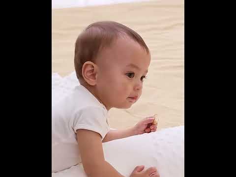 Baby White Goose Gas Relief Pillow Plush Doll