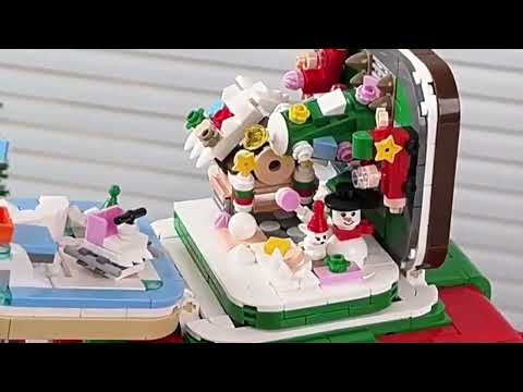 Christmas Mechanical Box Building Blocks