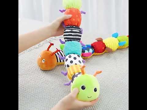 Baby Soft Plush Caterpillar Sensory Comfort Toy