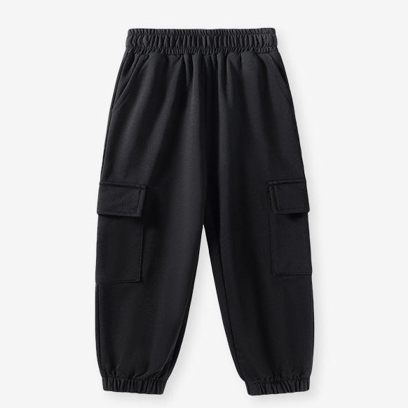 Boys Fleece Lined Warm Cartoon Hooded Outfit Set