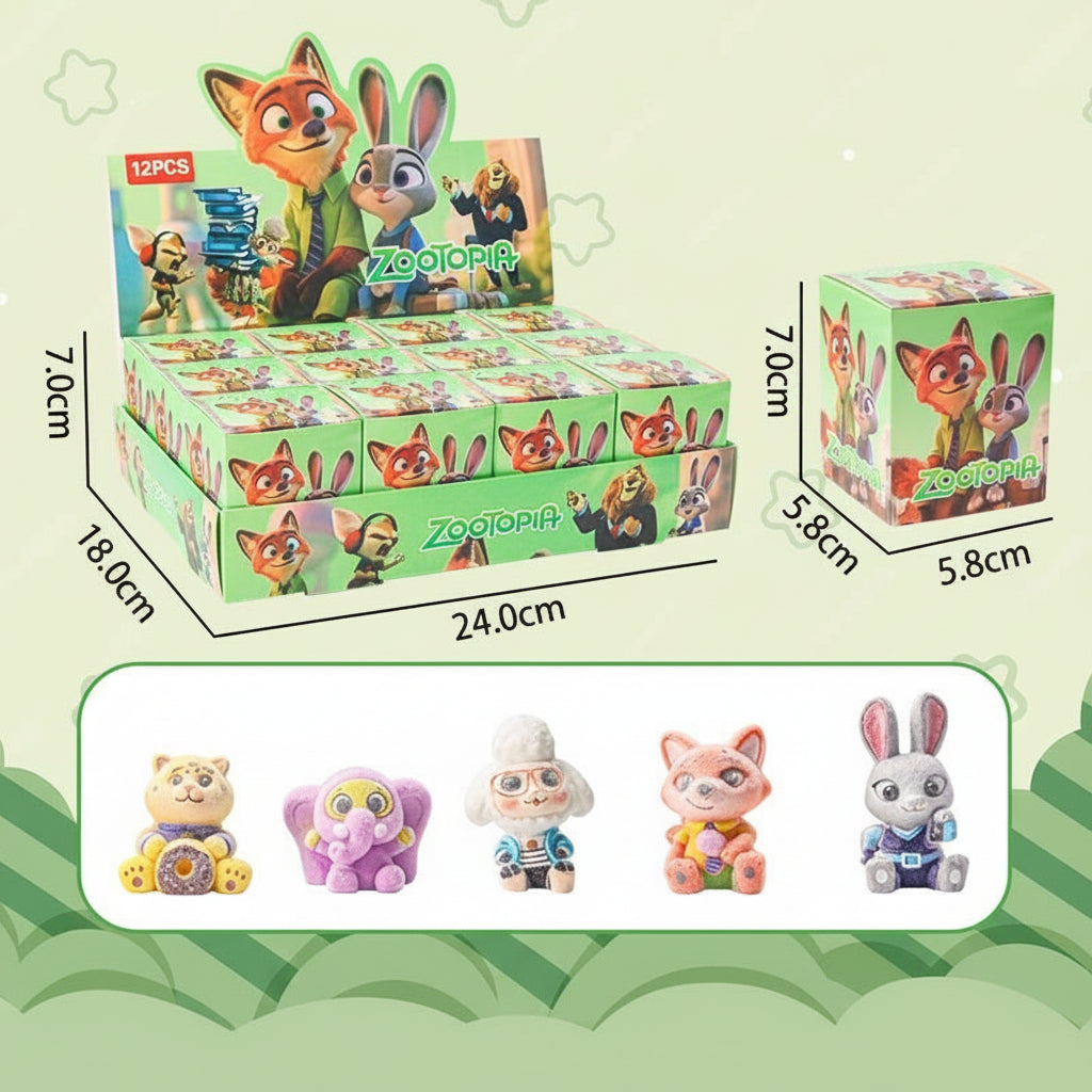 Zootopia Blind Box Schlüsselanhänger Plüschtier