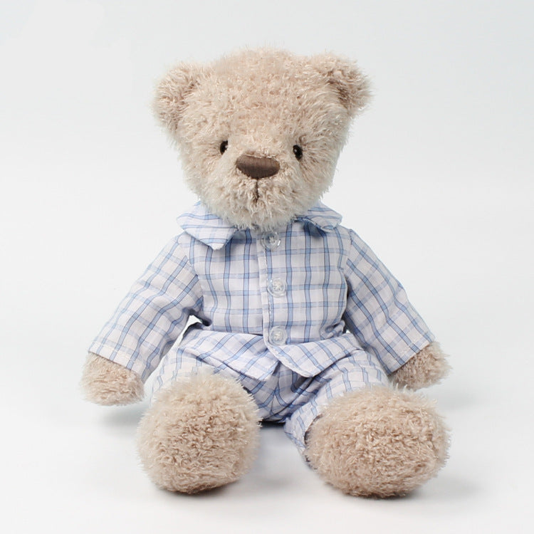 Cute Teddy Bear Plush Wearing Pajamas
