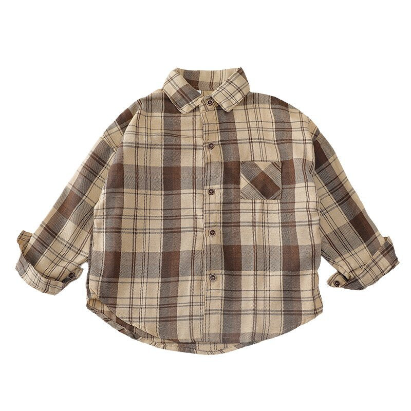 Boys’ Relaxed Casual Long Sleeve Shirt