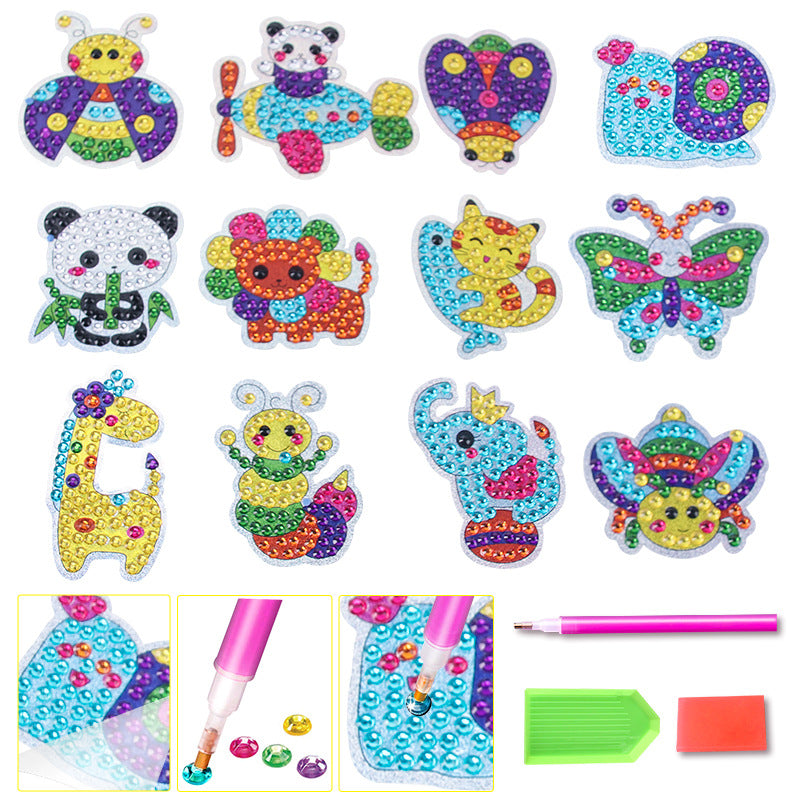 DIY-Diamantmalerei-Aufkleber für Kinder