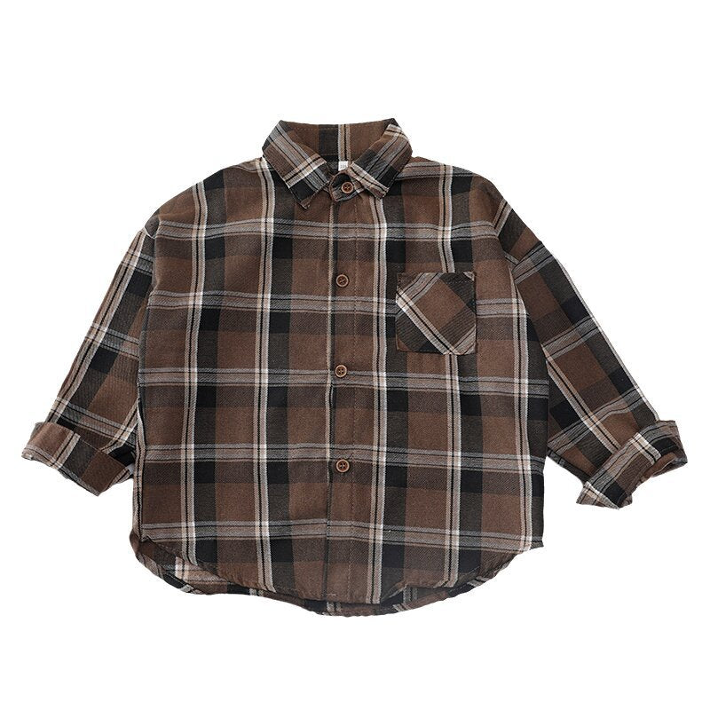 Boys’ Relaxed Casual Long Sleeve Shirt