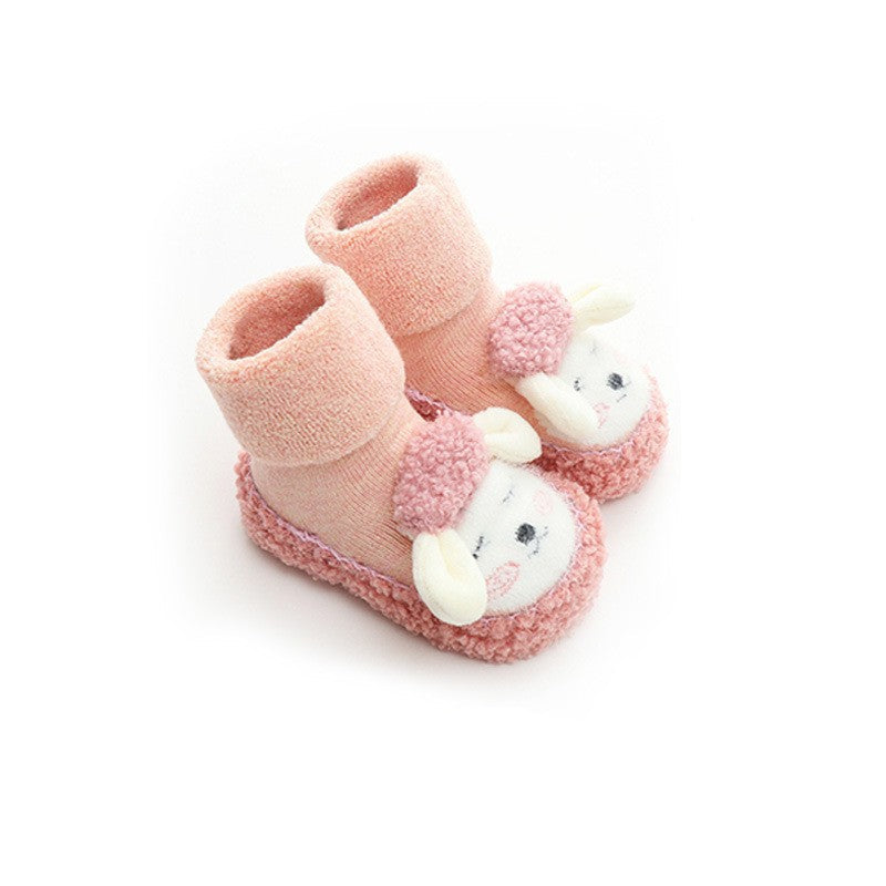 Baby Toddler Fleece Lined Thick Floor Socks