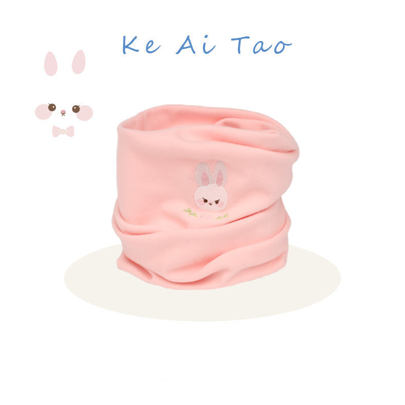 Kinder-Fleece-Pullover, warmer Halsschal