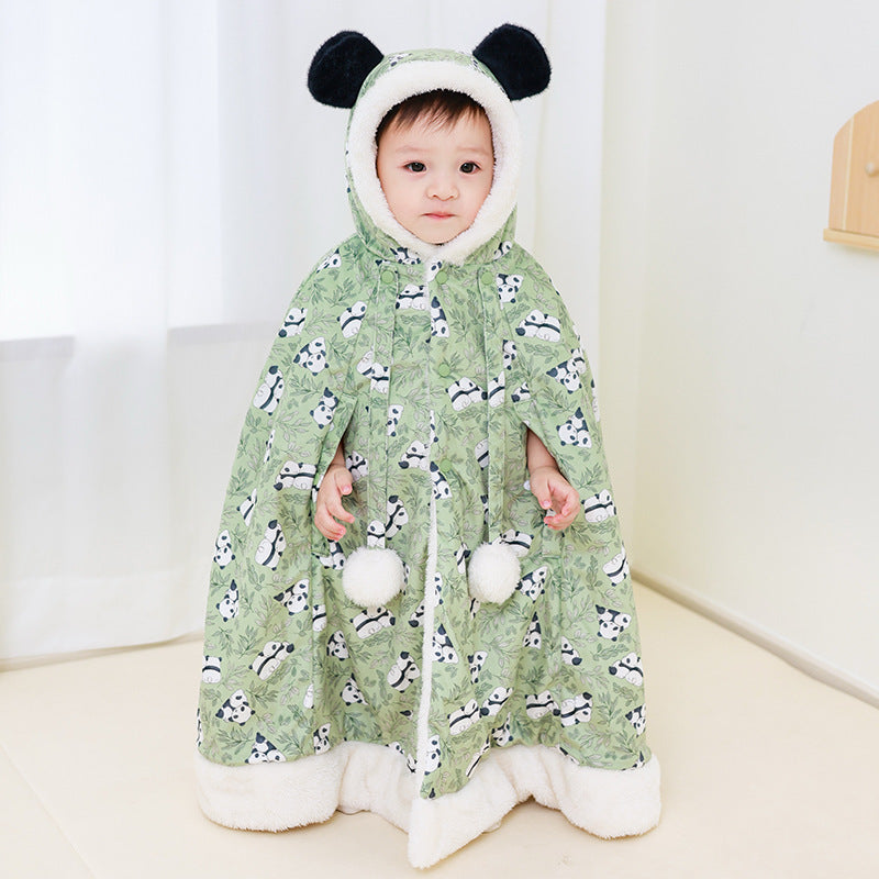 Capa gruesa, cálida y resistente al viento para bebés