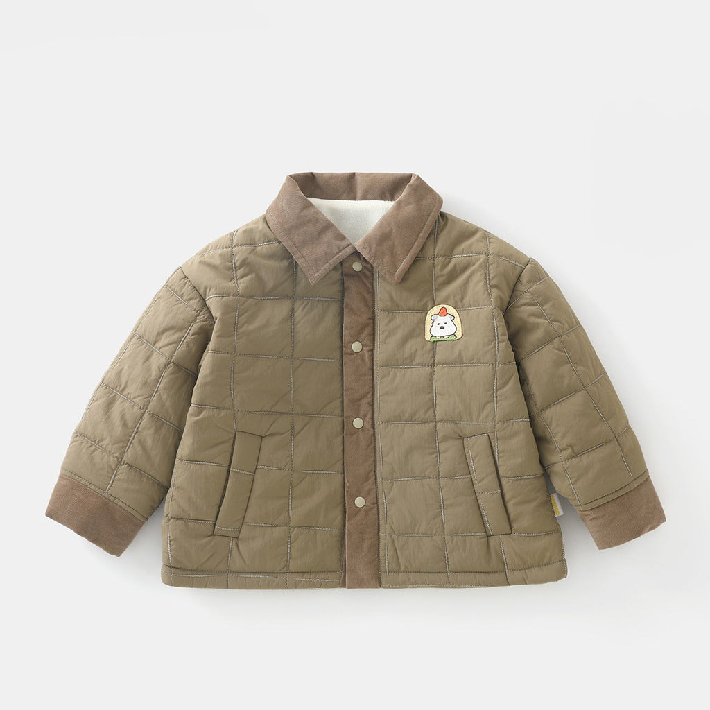 Stylische, wattierte Baumwolljacke für Jungen – Frühling/Herbst