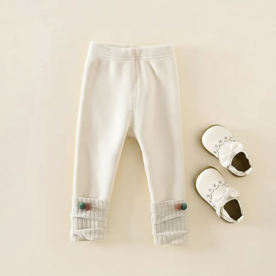 Warme, fleecegefütterte Leggings für Babys (Herbst/Winter)