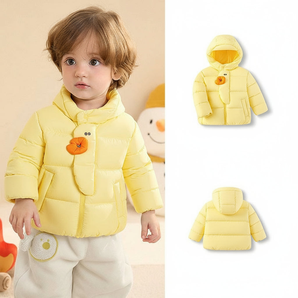 Kids Thick Warm Fashion Hooded Down Jacket