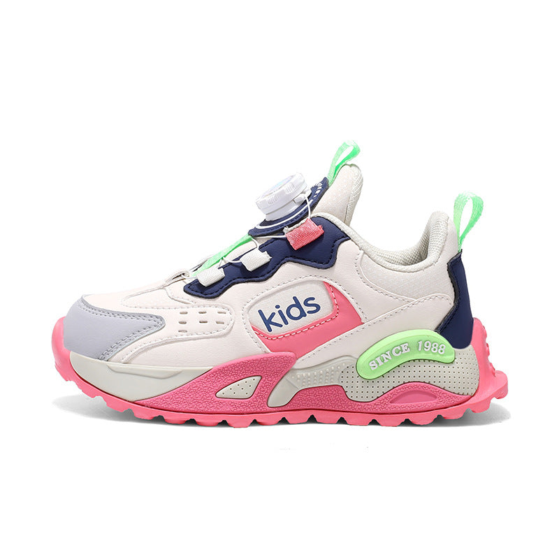 Girls Waterproof Casual Sneakers - All-Weather Athletic Sports Shoes