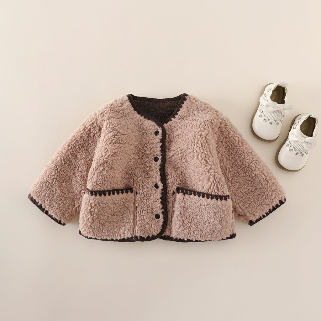 Baby Toddler Fall Winter Fleece Lined Stylish Jacket