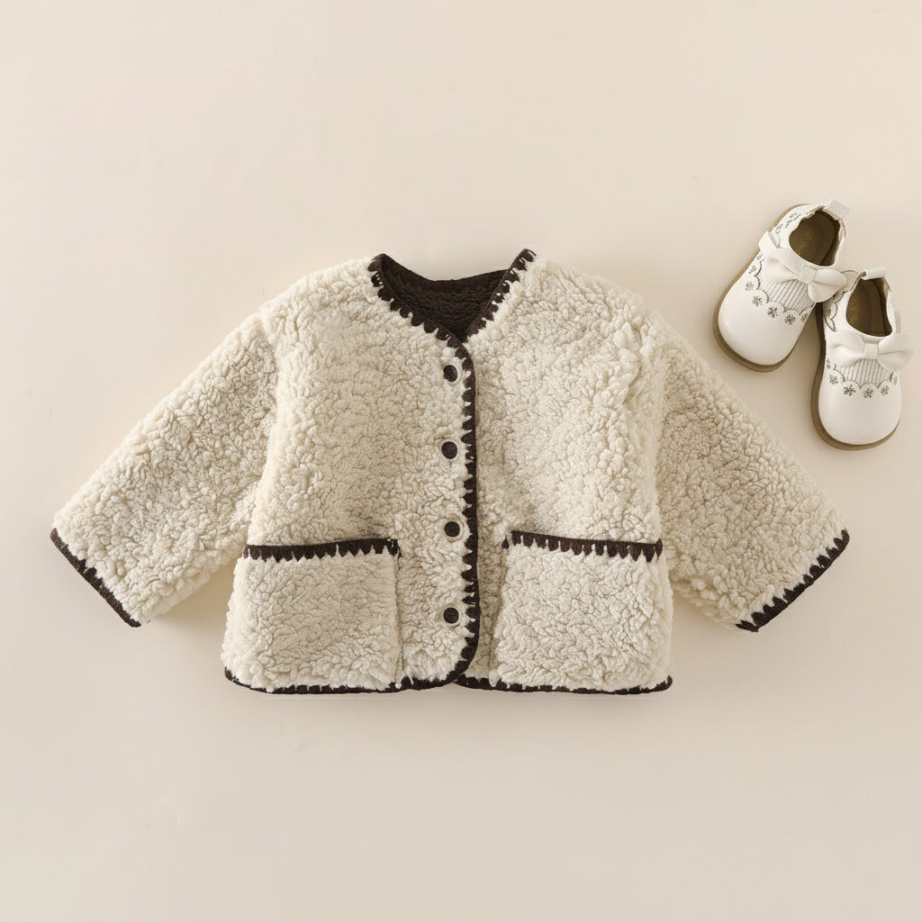 Baby Toddler Fall Winter Fleece Lined Stylish Jacket
