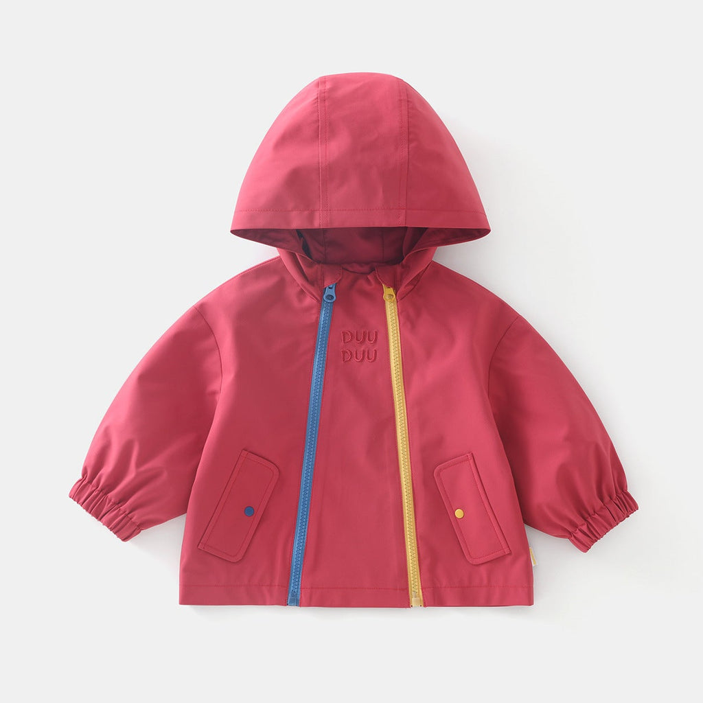 Trendige Windjacke mit Kapuze für Kinder