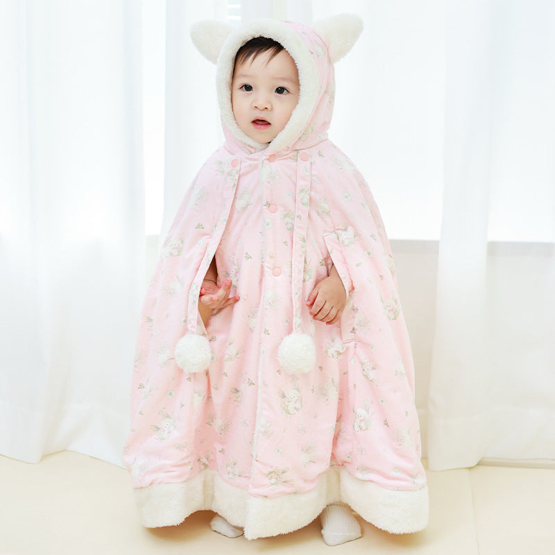 Capa gruesa, cálida y resistente al viento para bebés