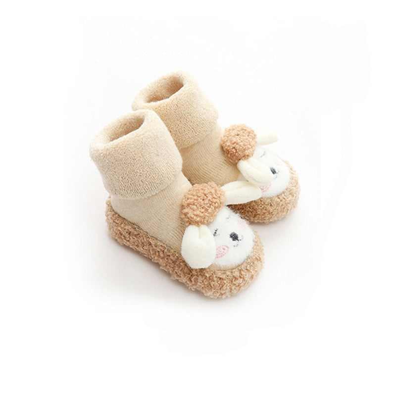 Baby Toddler Fleece Lined Thick Floor Socks