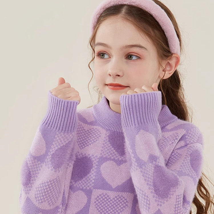 Girls Fashion Soft Sweater
