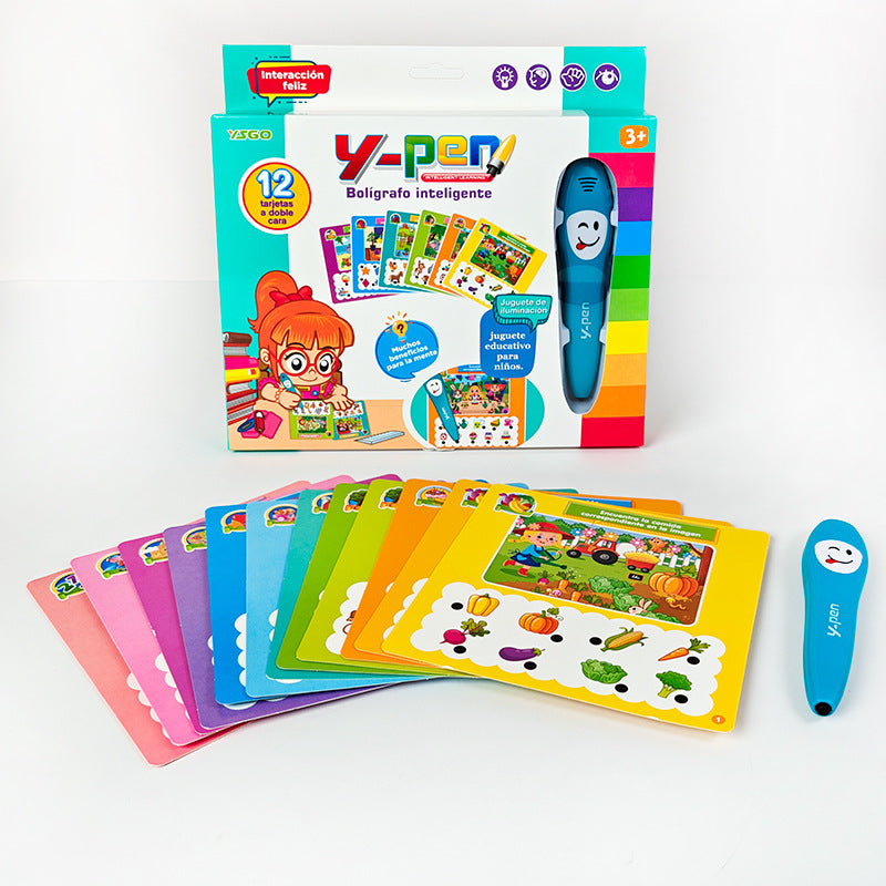 Bolígrafo de aprendizaje lógico inteligente para educación temprana para niños
