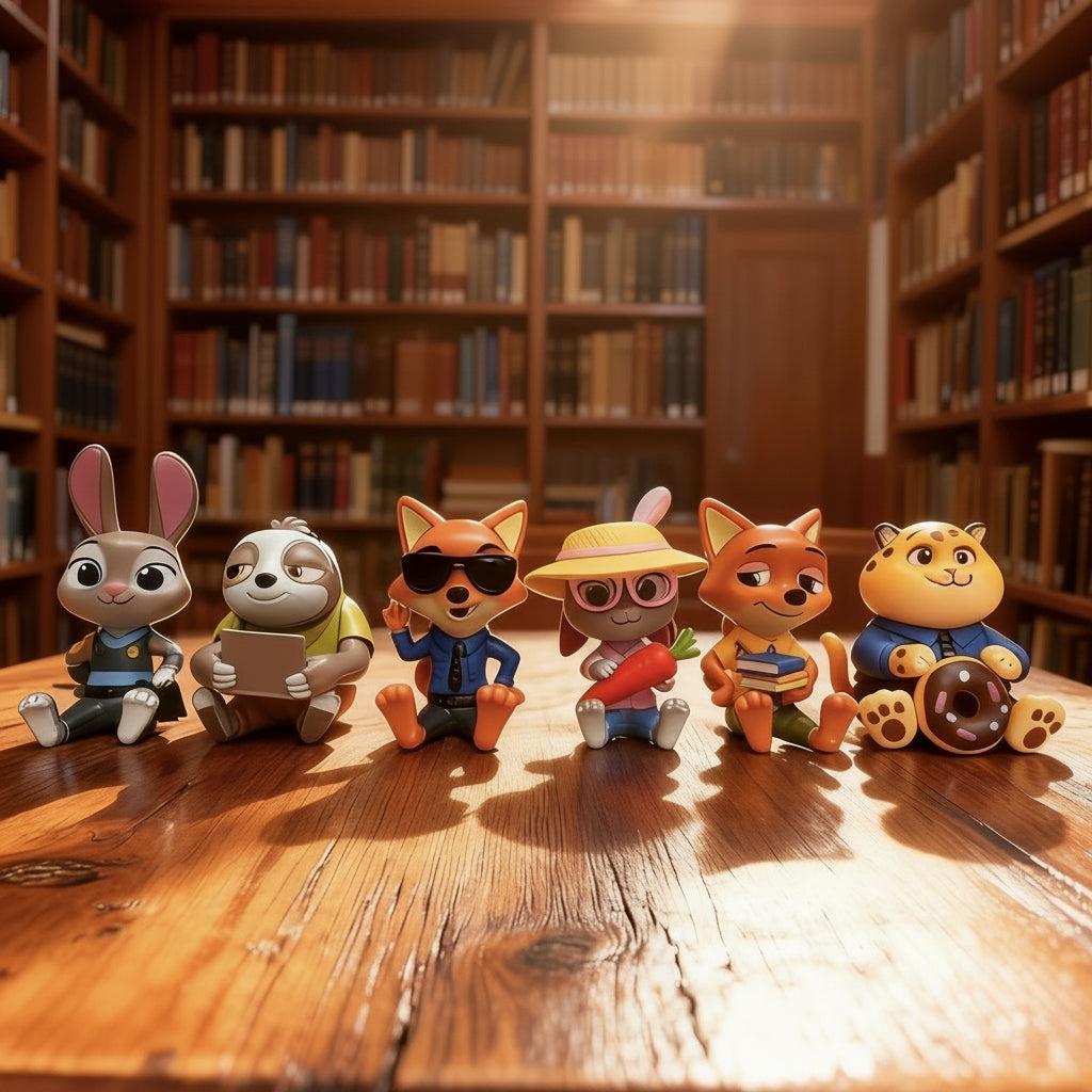 Zootopia-Actionfigur für Kinder – Überraschungsbox-Schreibtischdekoration