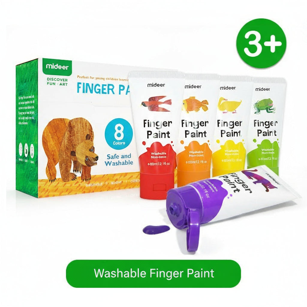 Juego de pintura de acuarela para aprendizaje temprano para niños